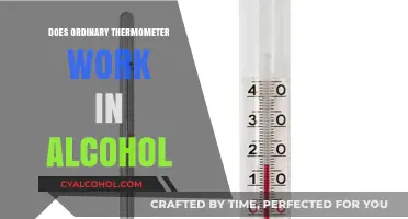 Can Regular Thermometers Accurately Measure Alcohol Temperatures?