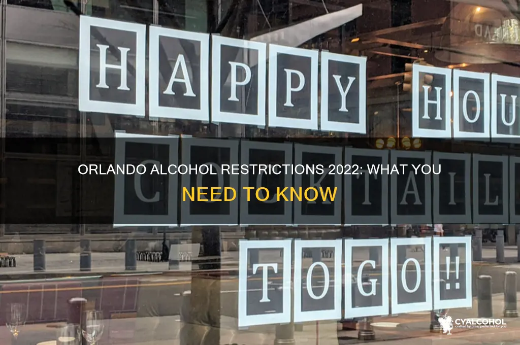 does orlando have alcohol restrictions 2022