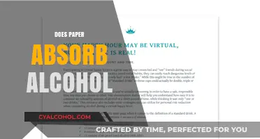Does Paper Absorb Alcohol? Exploring the Science Behind It