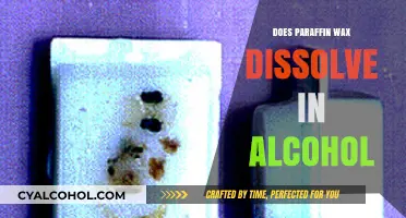 Does Paraffin Wax Dissolve in Alcohol? A Comprehensive Guide