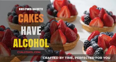 Does Paris Baguette Cakes Contain Alcohol? A Detailed Answer