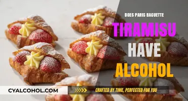 Does Paris Baguette Tiramisu Contain Alcohol? A Detailed Answer