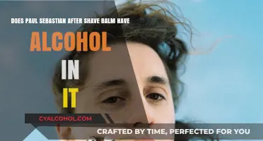 Paul Sebastian Aftershave: Alcohol-Free?