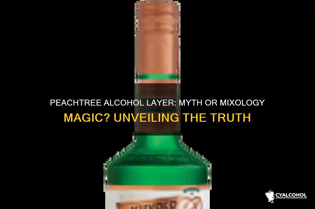 does peachtree alcohol layer