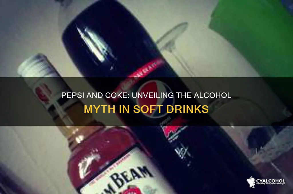 does pepsi and coke have alcohol