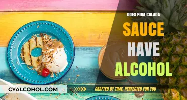 Does Pina Colada Sauce Contain Alcohol? The Surprising Truth Revealed