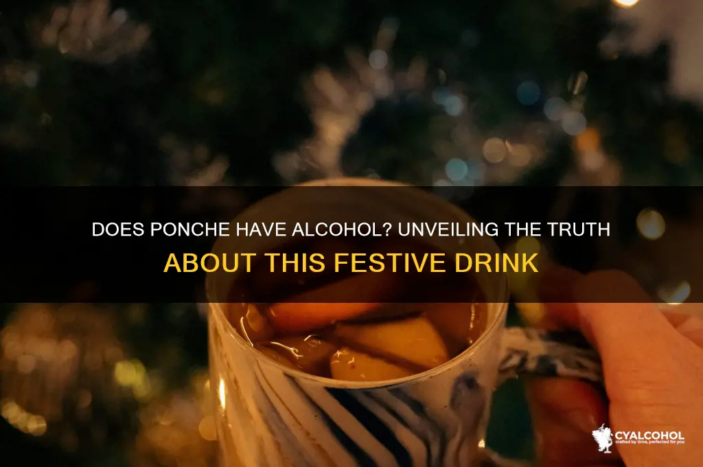 does ponche have alcohol