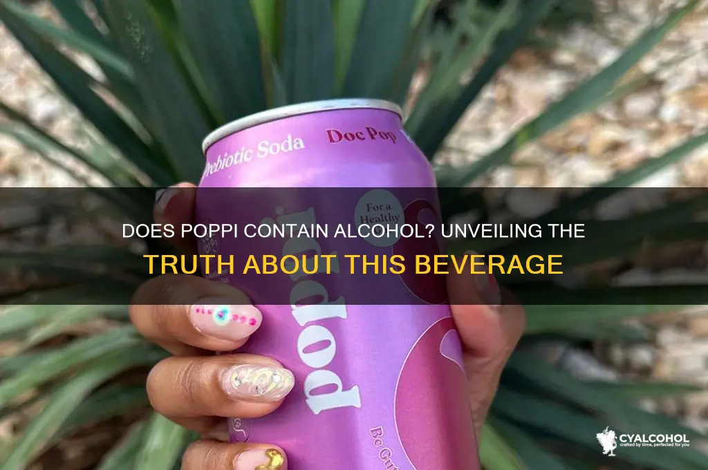 does poppi have alcohol in it