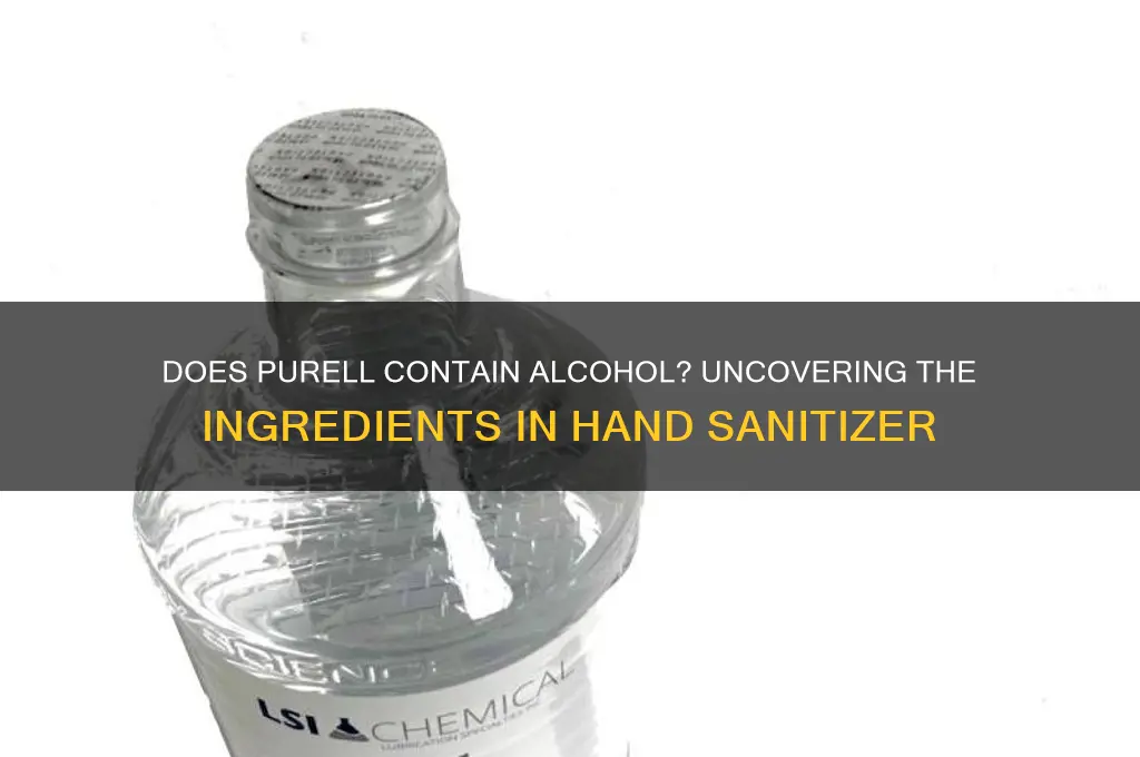 does purell have alcohol in it