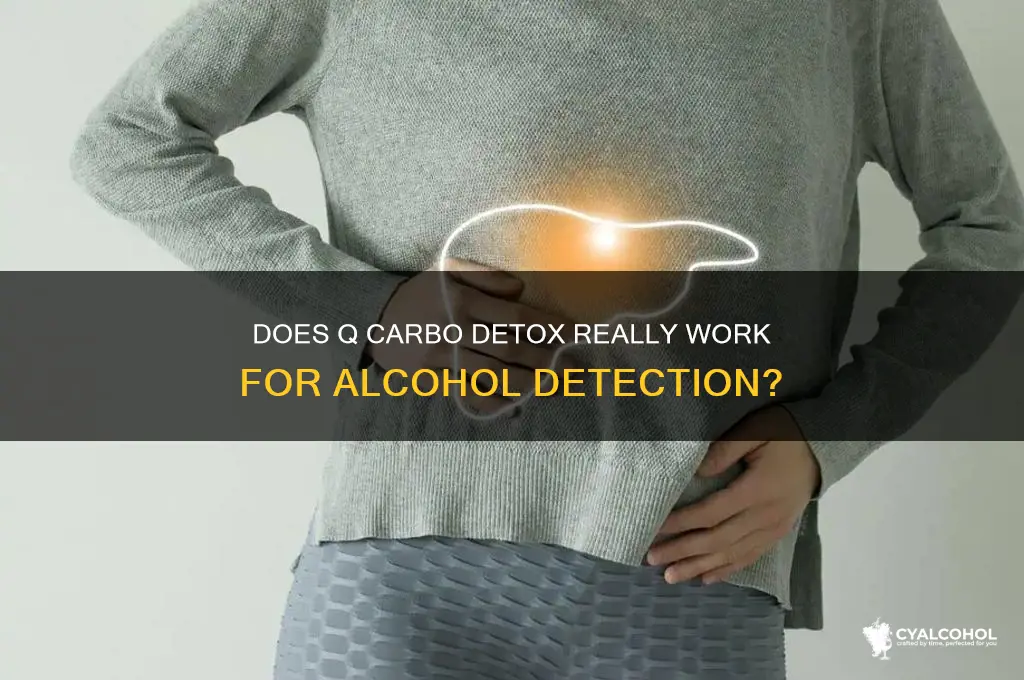 does q carbo work for alcohol