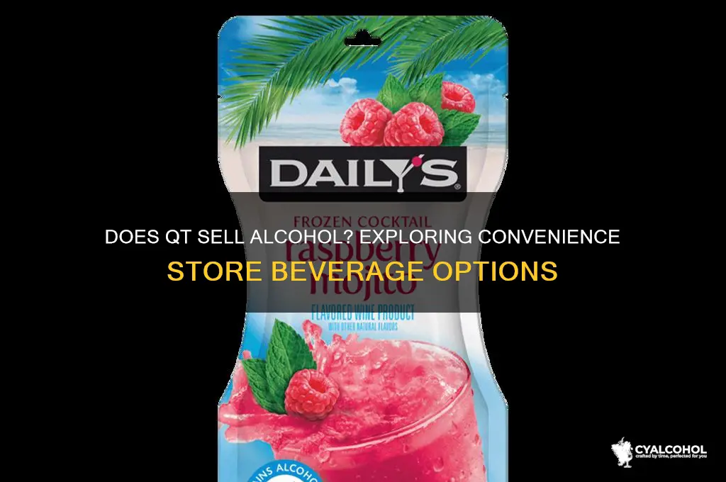 does qt have alcohol