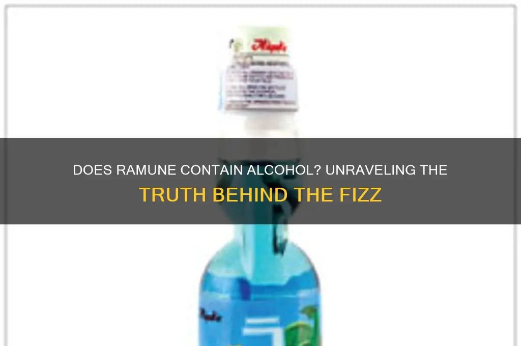 does ramune have alcohol