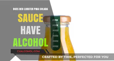 Red Lobster Pina Colada Sauce: Alcohol Content Explained