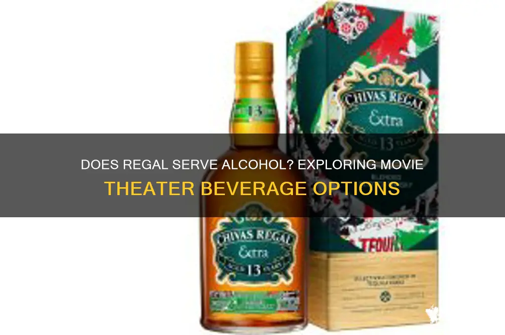 does regal have alcohol