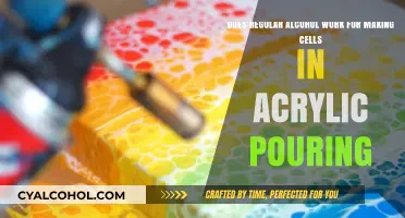 Alcohol in Acrylic Pouring: Does it Work?
