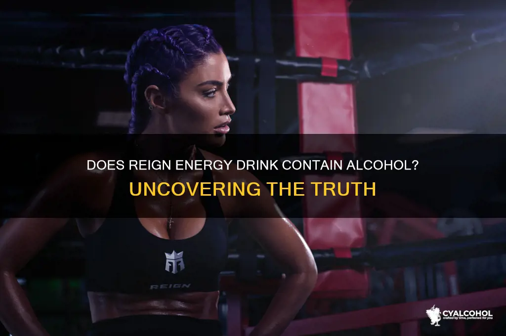 does reign have alcohol