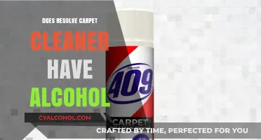 Does Resolve Carpet Cleaner Contain Alcohol? Ingredients Explained