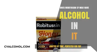 Does Robitussin CF Max Contain Alcohol? A Detailed Look