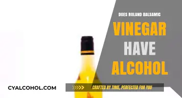 Does Roland Balsamic Vinegar Contain Alcohol? A Detailed Answer