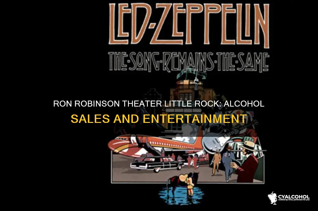 does ron robinson theatre little rock sale alcohol