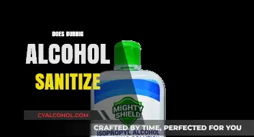 Does Rubbing Alcohol Effectively Sanitize Surfaces and Kill Germs?