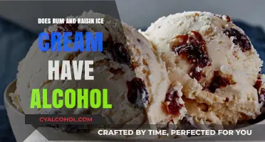 Rum and Raisin Ice Cream: Alcohol Content Explained