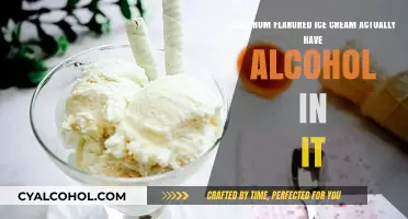 Rum-Flavored Ice Cream: Alcohol or Not?