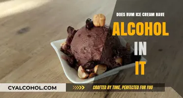 Does Rum Ice Cream Contain Alcohol? A Sweet Investigation