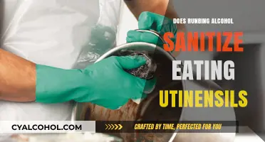 Can Rubbing Alcohol Effectively Sanitize Your Eating Utensils? Find Out