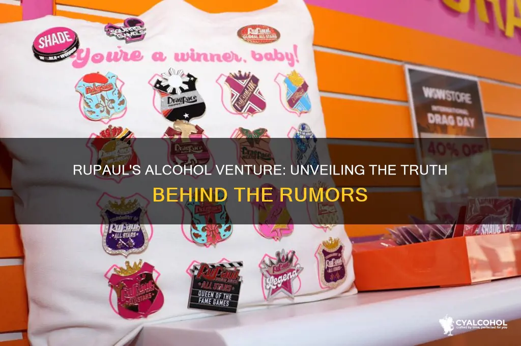 does rupaul have an alcohol brand