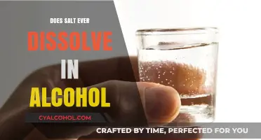 Salt in Alcohol: Does It Dissolve and How It Works