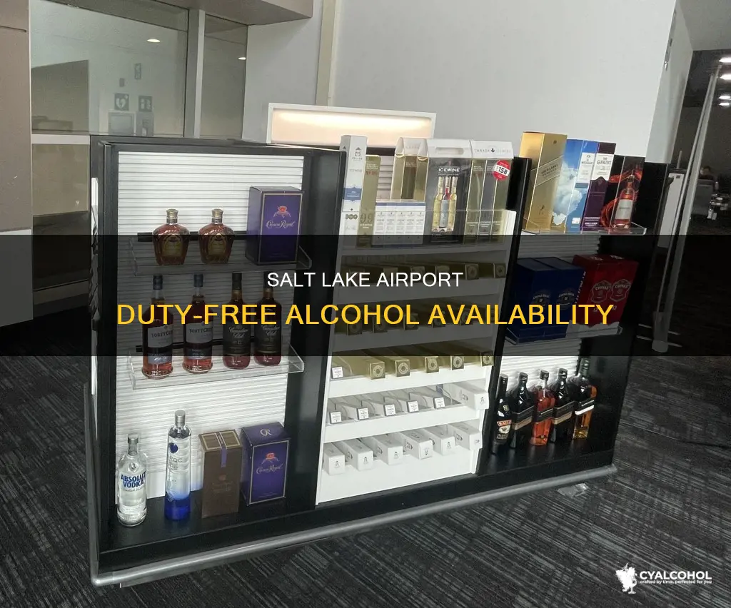 does salt lake airport have duty free alcohol for sale