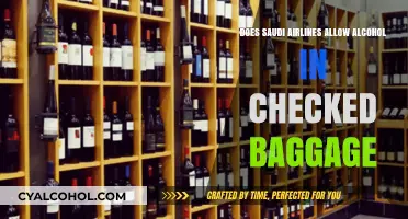 Can You Pack Alcohol in Checked Bags on Saudi Airlines?