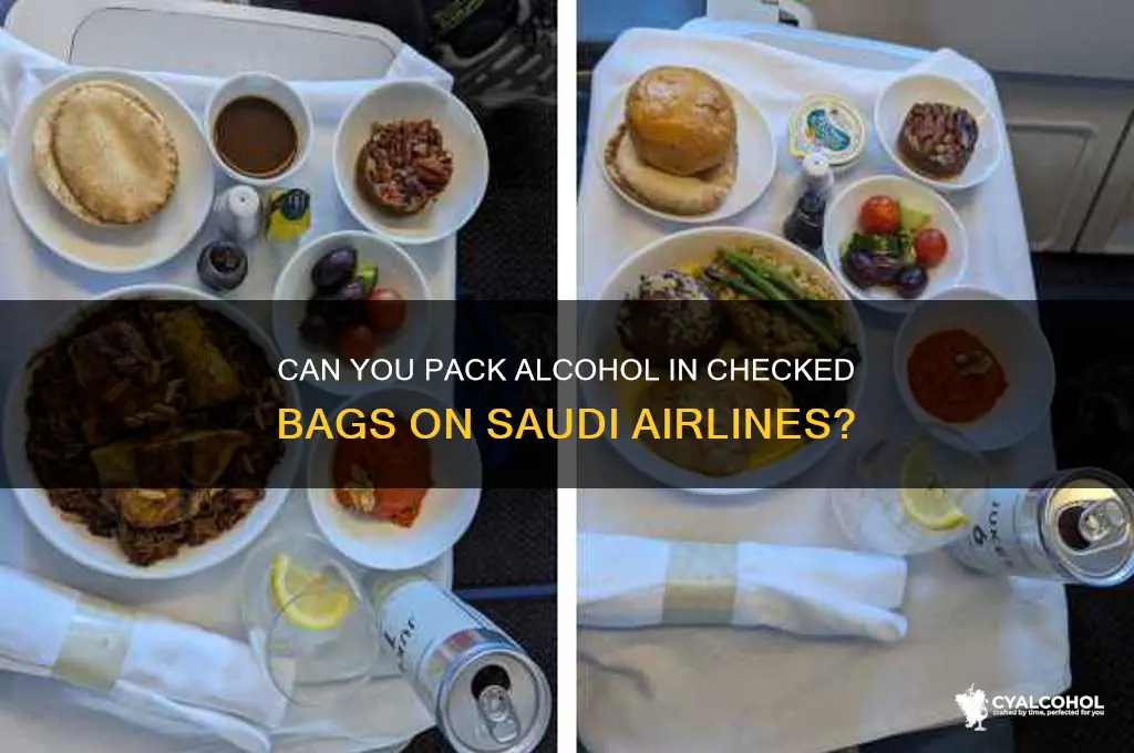 Can You Pack Alcohol In Checked Bags On Saudi Airlines? | CyAlcohol