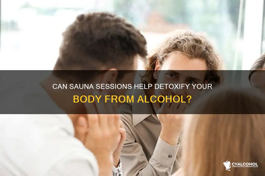 does sauna remove alcohol
