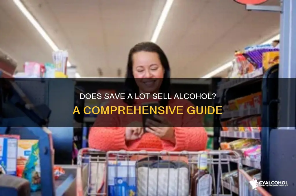 does save a lot have alcohol