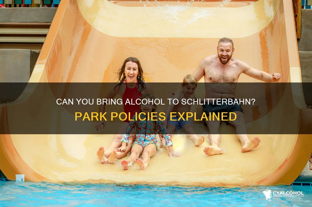 does schlitterbahn allow alcohol