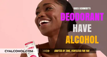 Schmidt's Deodorant Alcohol Content: What You Need to Know
