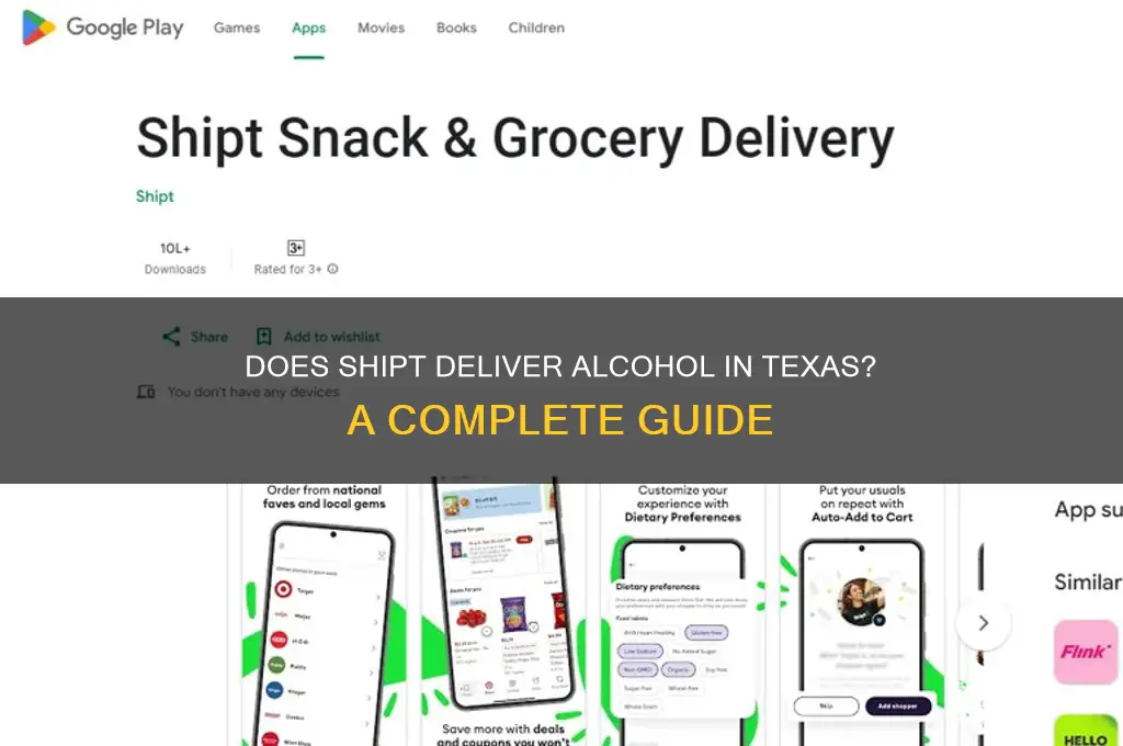 does shipt deliver alcohol in texas