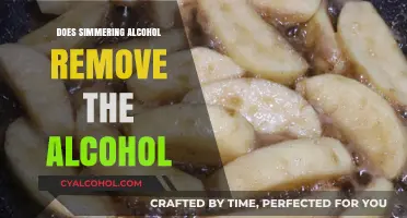Simmering Alcohol: Does Heat Remove Alcohol Content Effectively?