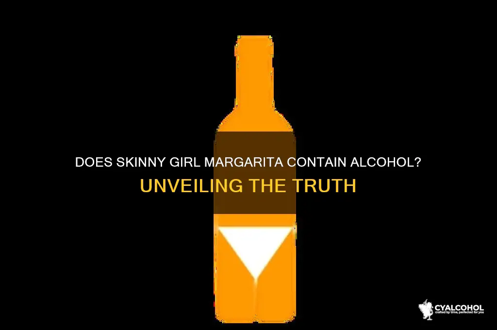 does skinny girl margarita have alcohol in it