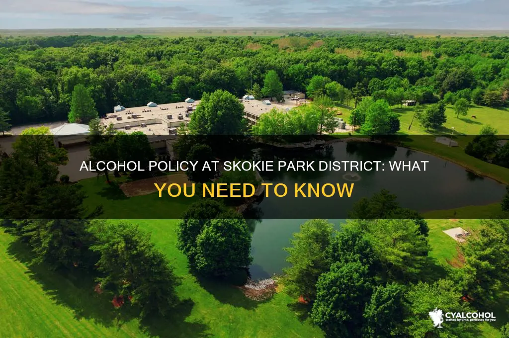 does skokie park district allow alcohol