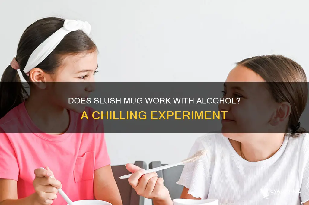 does slush mug work with alcohol