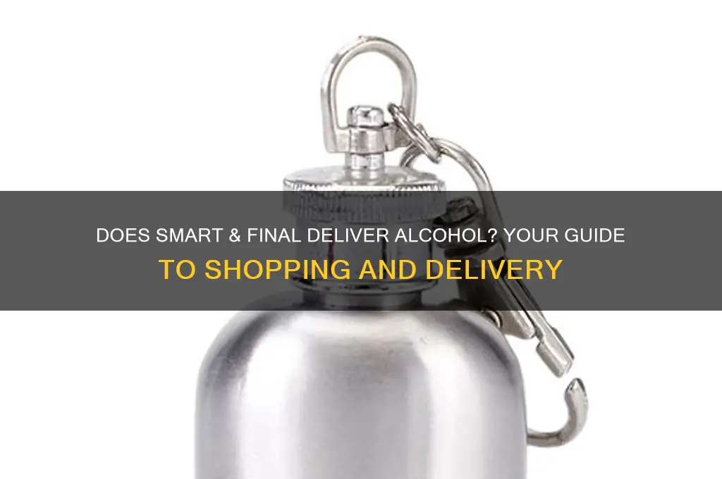 does smart and final delivery alcohol