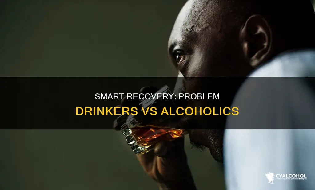does smart recovery distinguish between problem drinkers and alcoholics