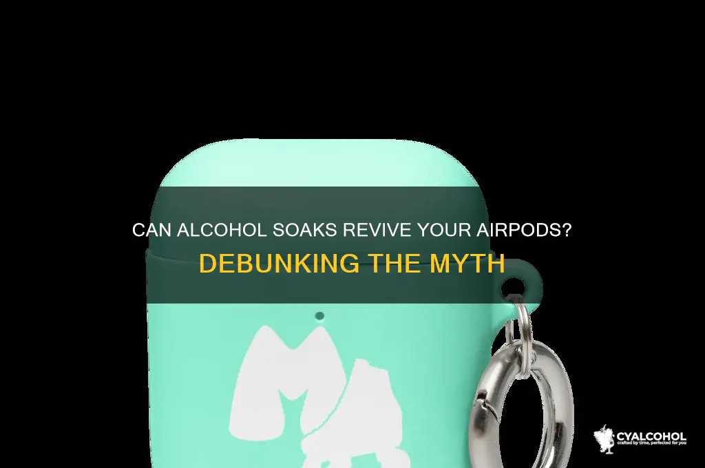 does soaking your airpods in alcohol fix them