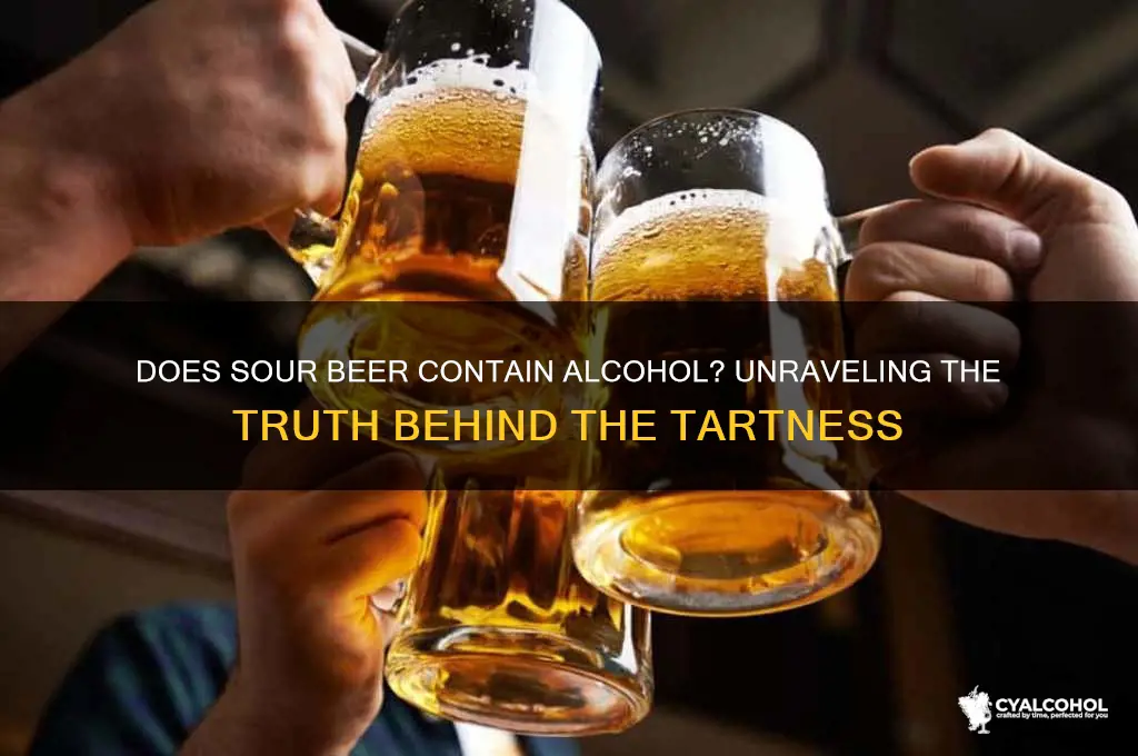 does sour have alcohol