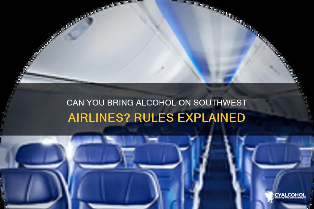 does southwest allow alcohol