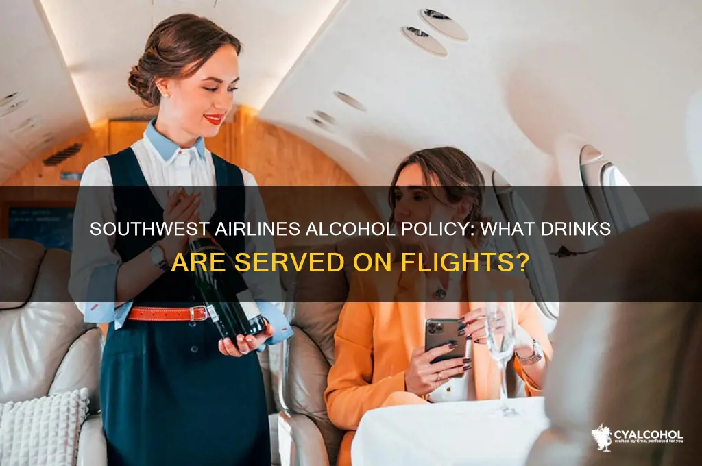 does southwest offer alcohol on flights