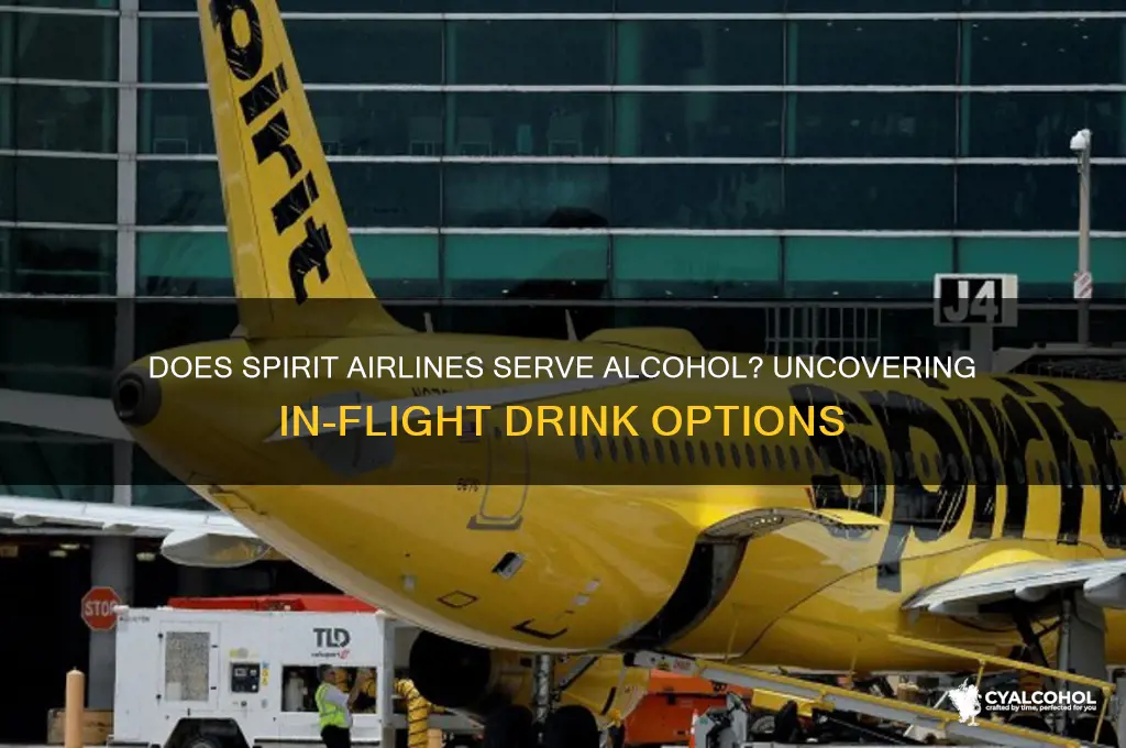 does spirit offer alcohol